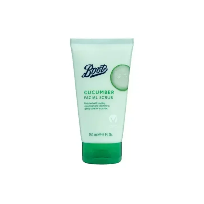 boots-cucumber-facial-scrub-150ml-exfoliating-cleanser